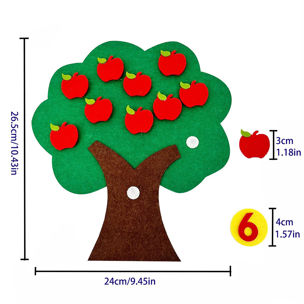 Montessori Fruit Tree Counting - Kids Education Number 评论和价格