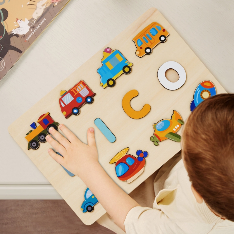 Montessori Personalised Wooden - Kids Education Name 评论和价格